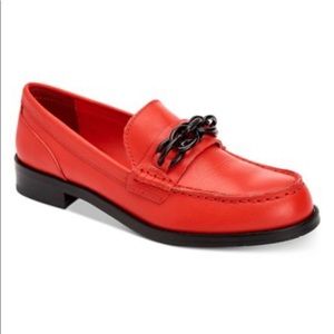 Calvin Klein res leather loafers